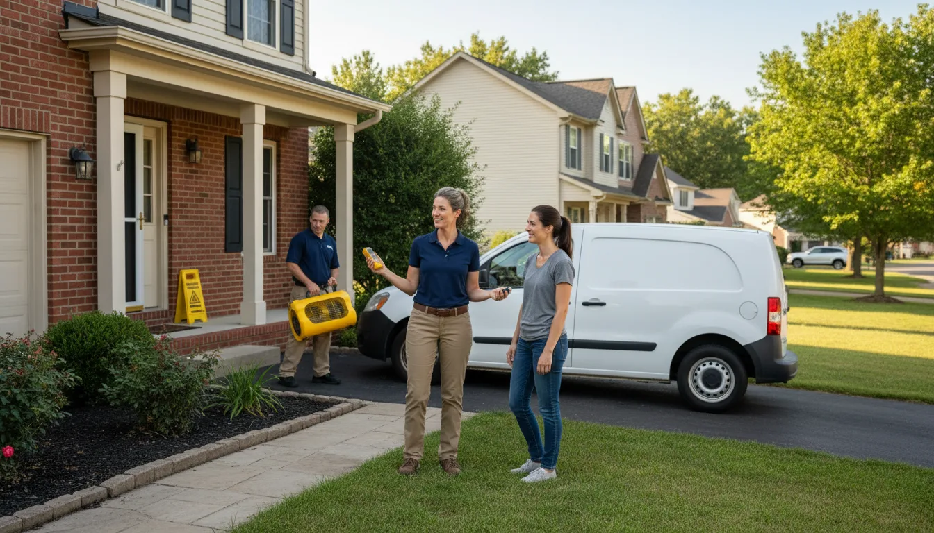 Water restoration image for Home Water Damage Repair in Wilson, NC